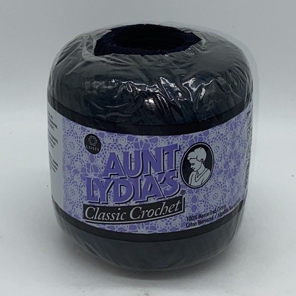 Lot Of 7 Crochet Thread Blue Black Turquoise Teal (Jade Blue) NEW Unopened Set - Picture 16 of 16